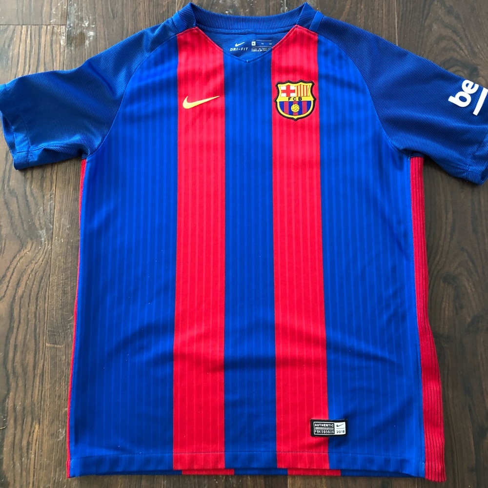 Boys Barcelona Soccer Jersey 2016